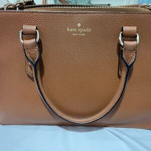 Kate Spade Tan Leather Satchel